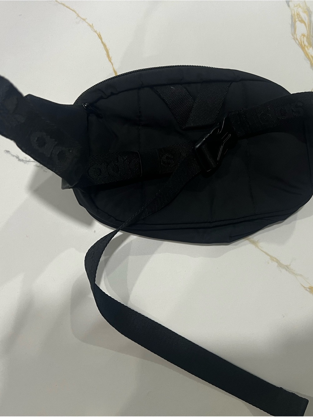 adidas Black Trefoil Belt Bag - Picture 2 of 5